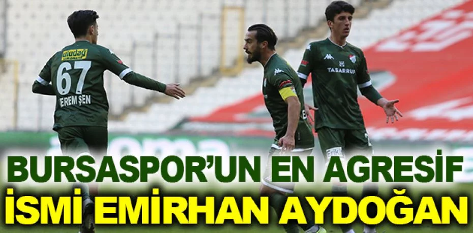 Bursaspor’un en agresif ismi Emirhan Aydoğan