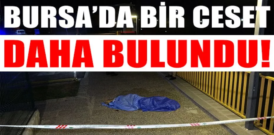 Bursa’da bir parkta erkek cesedi bulundu
