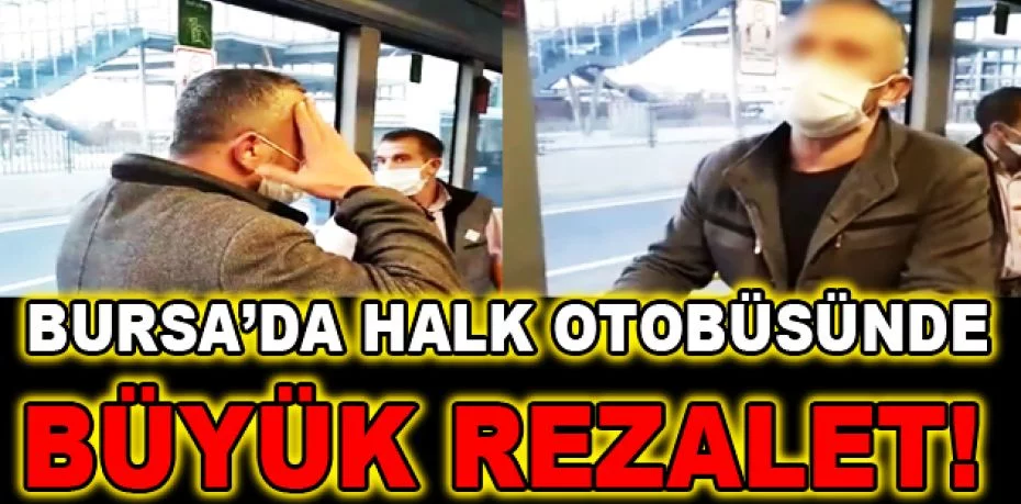 Bursa'da halk otobüsünde cinsel taciz iddiası