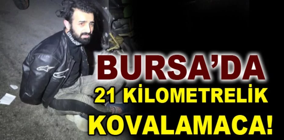 Bursa'da polisten kaçan motosikletliye ceza yağdı