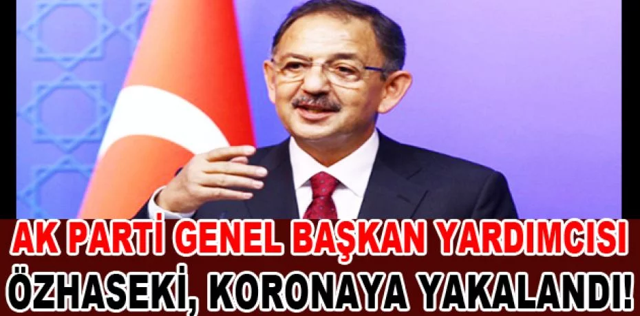 AK Parti Genel Başkan Yardımcısı Özhaseki'nin Covid-19 testi pozitif çıktı