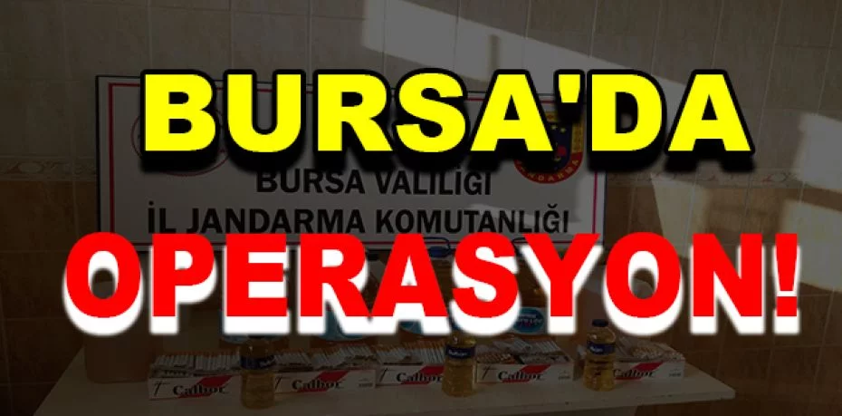 Bursa'da sahte içki operasyonu