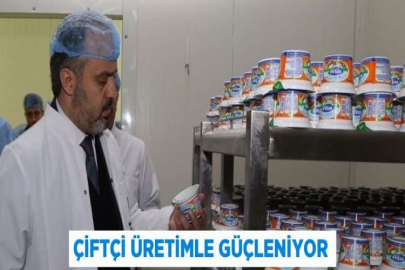 ÇİFTÇİ ÜRETİMLE GÜÇLENİYOR