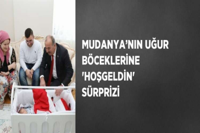 MUDANYA’NIN UĞUR BÖCEKLERİNE 'HOŞGELDİN' SÜRPRİZİ