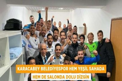 KARACABEY BELEDİYESPOR HEM YEŞİL SAHADA HEM DE SALONDA DOLU DİZGİN