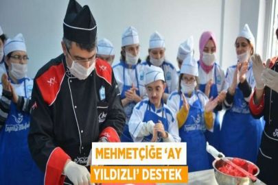 MEHMETÇİĞE ‘AY YILDIZLI’ DESTEK