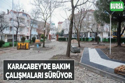 KARACABEY’DE  BAKIM ÇALIŞMALARI SÜRÜYOR