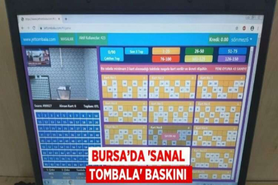 BURSA’DA 'SANAL TOMBALA' BASKINI