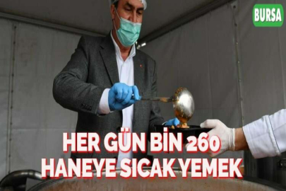 HER GÜN BİN 260 HANEYE SICAK YEMEK