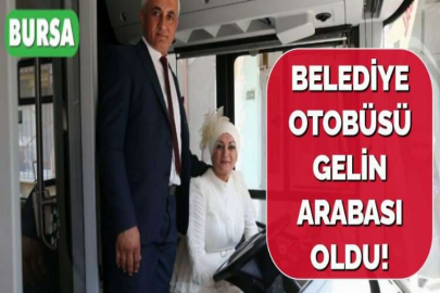 BELEDİYE OTOBÜSÜ GELİN ARABASI OLDU!