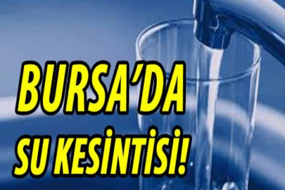 Kestel'de su kesintisi