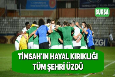 TİMSAH'IN HAYAL KIRIKLIĞI TÜM ŞEHRİ ÜZDÜ