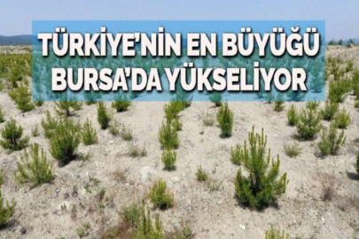 TÜRKİYE’NİN EN BÜYÜĞÜ BURSA’DA YÜKSELİYOR