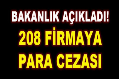 Ticaret Bakanlığı'ndan fahiş fiyat artışı yapan 208 firmaya ceza