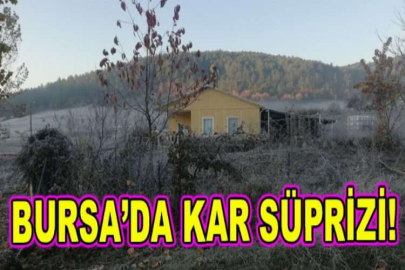 Bursa’nın dağ ilçesi beyaza büründü