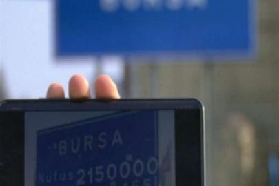 Bursa'da şehir tabelaları yenilendi!