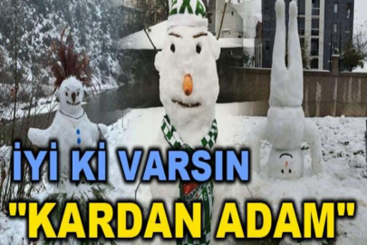 İyi ki varsın "kardan adam"