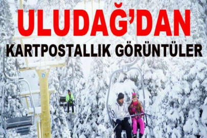 Uludağ’dan kartpostallık görüntüler