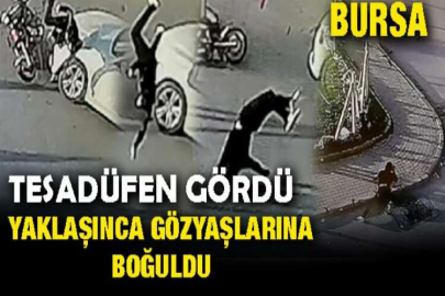 Tesadüfen gördü! Yanına gidince gözyaşlarına boğuldu