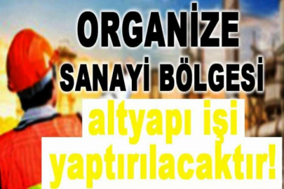 Organize Sanayi Bölgesi altyapı işi yaptırılacaktır