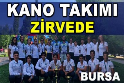 Bursa Büyükşehir Belediyespor Kano Takımı'ndan büyük başarı
