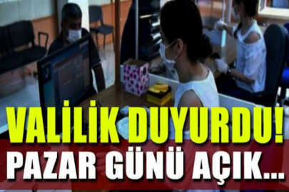 Nilüfer İlçe Nüfus Müdürlüğü pazar günü açık