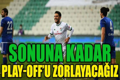 Cüneyt Köz: “Sonuna kadar Play-Off’u zorlayacağız"