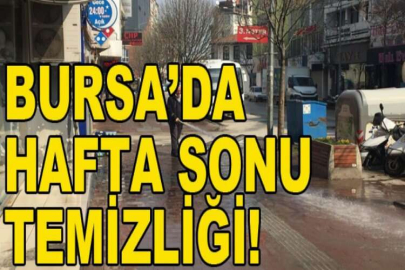 İnegöl'de hafta sonu temizliği