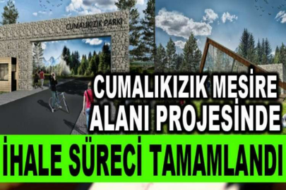 CUMALIKIZIK MESİRE ALANI PROJESİNDE İHALE SÜRECİ TAMAMLANDI