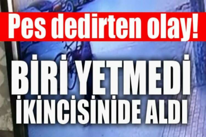 2 bisikleti bir hamleyle böyle çaldı