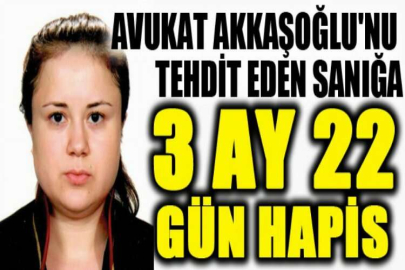 Avukata "Seni buradan aşağı atarım" dedi 3 ay hapse mahkum oldu