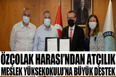 Özçolak Harası’ndan Atçılık Meslek Yüksekokulu’na büyük destek