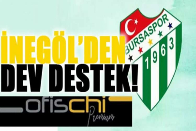 İnegöl’den dev destek