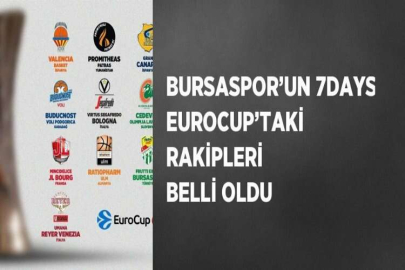 BURSASPOR’UN 7DAYS EUROCUP’TAKİ RAKİPLERİ BELLİ OLDU