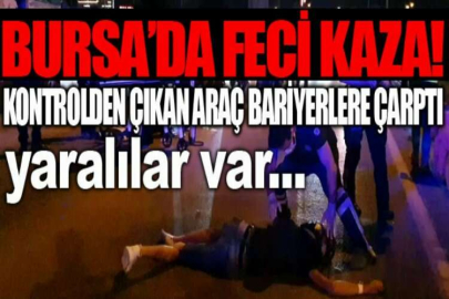 Bursa'da feci motosiklet kazası: 2 yaralı