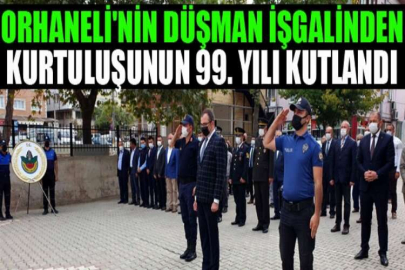 Orhaneli'nin düşman işgalinden kurtuluşunun 99. yılı kutlandı