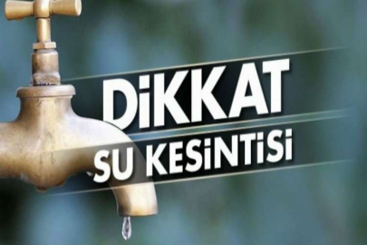Harmancık'ta su kesintisi