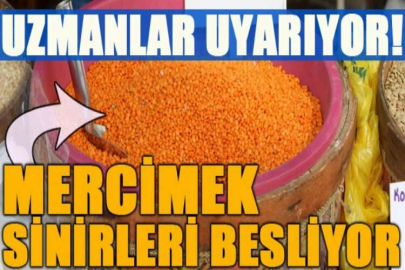 Mercimek sinirleri besliyor