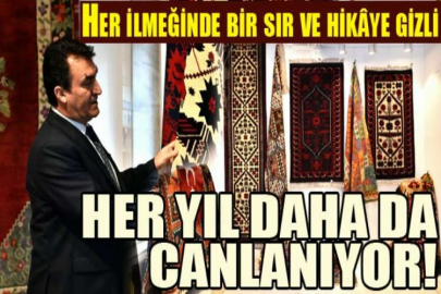 2 asır dayanan bu halıların kök boyaları solmak yerine her yıl daha da canlanıyor