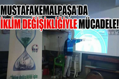 Mustafakemalpaşa’da iklim değişikliğiyle mücadele