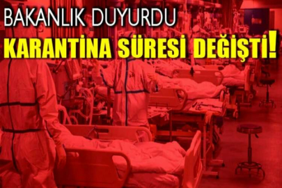 Koronavirüs karantina süresi 7 güne düşürüldü