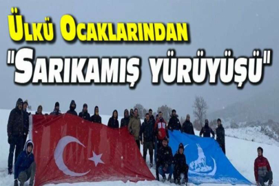Ülkü Ocaklarından "Sarıkamış yürüyüşü"
