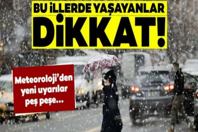 Bugüne dikkat! Meteoroloji ve Prof. Dr. Orhan Şen'den kar ve çığ uyarısı