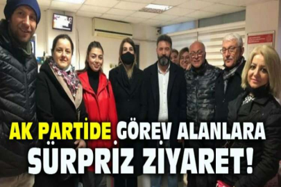 AK Partide görev alanlara sürpriz ziyaret
