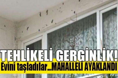 Bahçelievler'de tehlikeli taciz gerginliği! Evini taşladılar