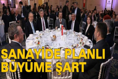 Sanayide planlı büyüme şart