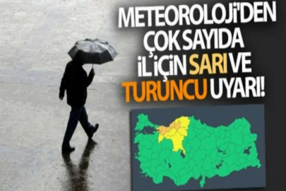 Meteoroloji'den 44 il için 'sarı' ve 'turuncu' uyarı geldi... Dikkat! Toz taşınımı, fırtına ve kuvvetli sağanak...