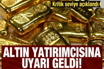 Altın yatırımcılarına kritik uyarı! Bu seviyeleri aşamazsa...