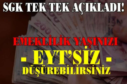 Emeklilik yaşınızı EYT olmadan düşürebilirsiniz! SGK tek tek açıkladı! Erken emeklilikte…