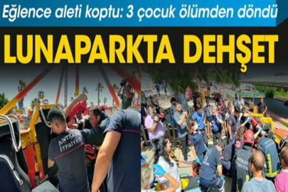 Lunaparkta feci kaza: Salıncak yerinden koptu!